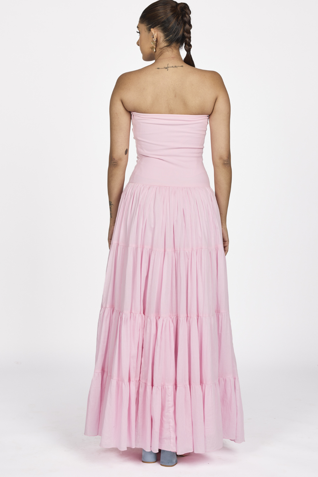 STRAPLESS MAXI DRESS