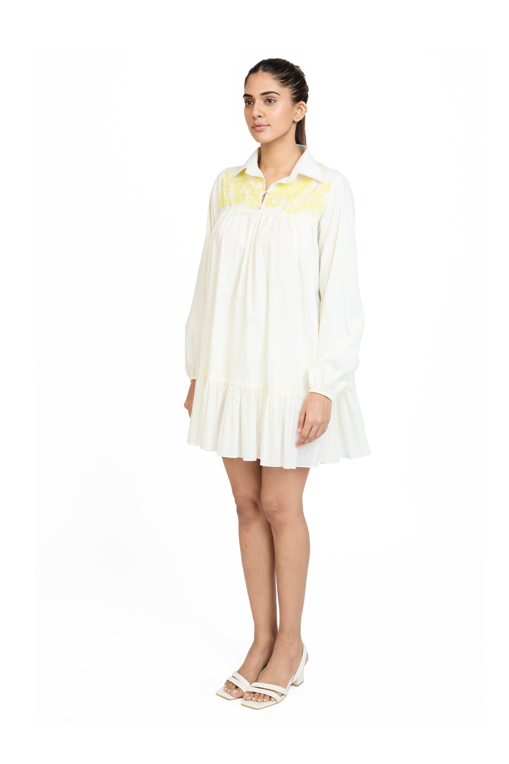 WHITE BLOOM DRESS