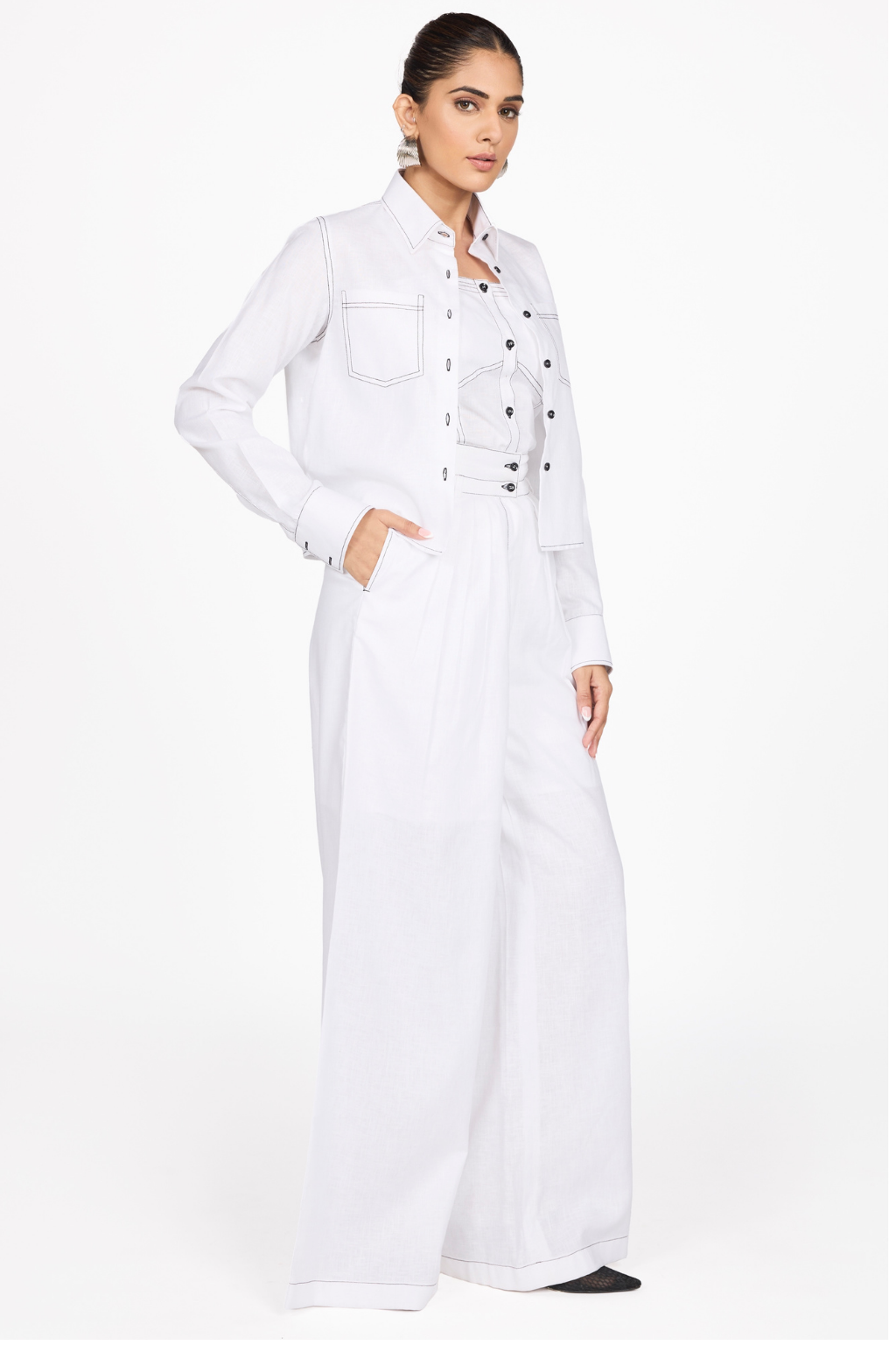 CROPPED SHIRT JACKET