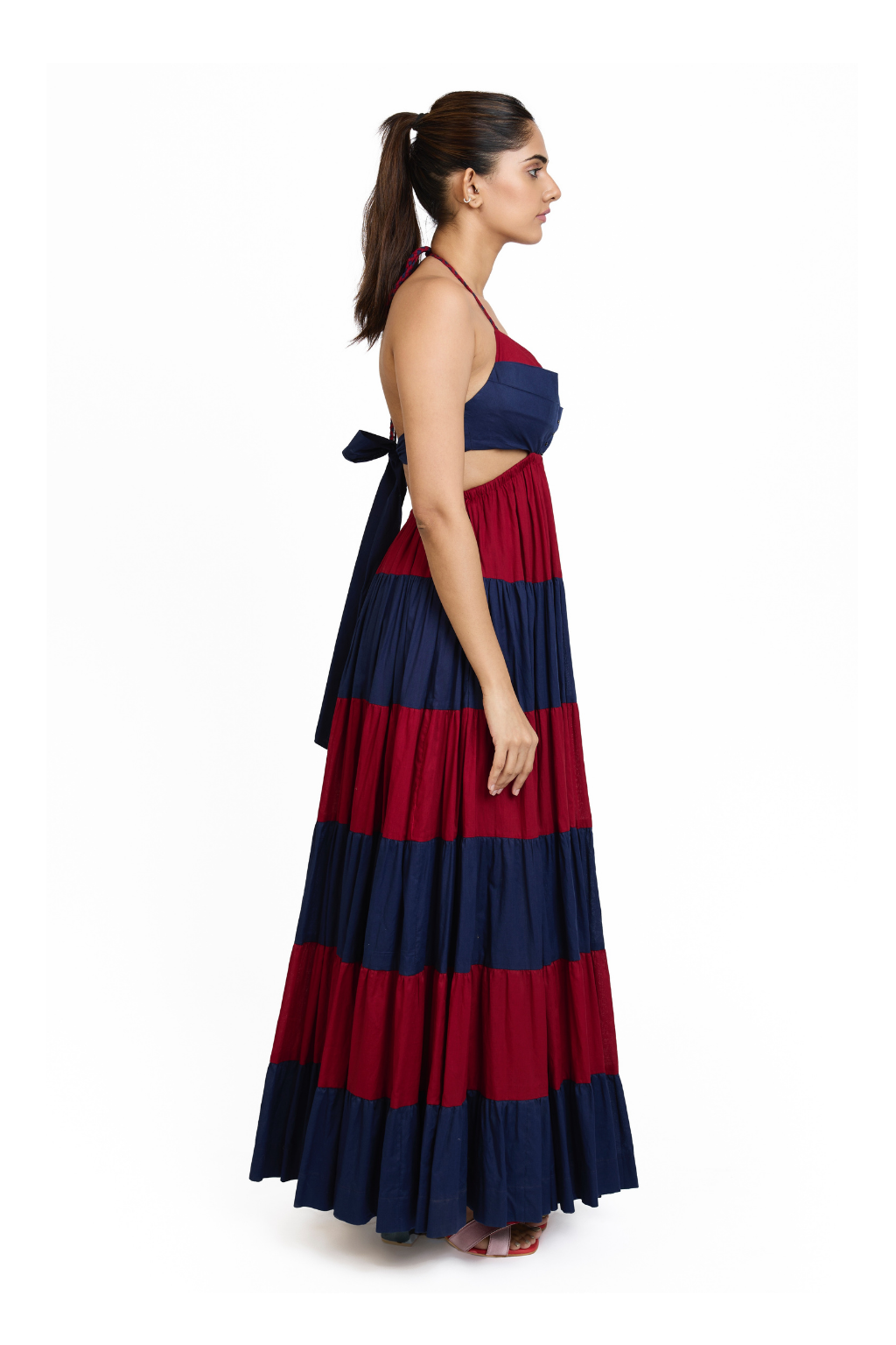 HALTER NECK MAXI DRESS