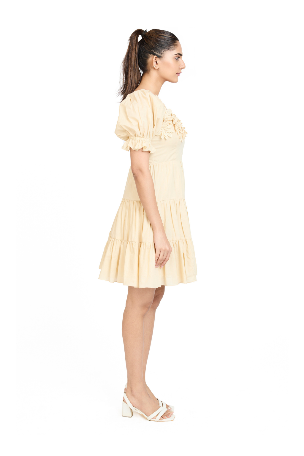 FLARED MINI DRESS