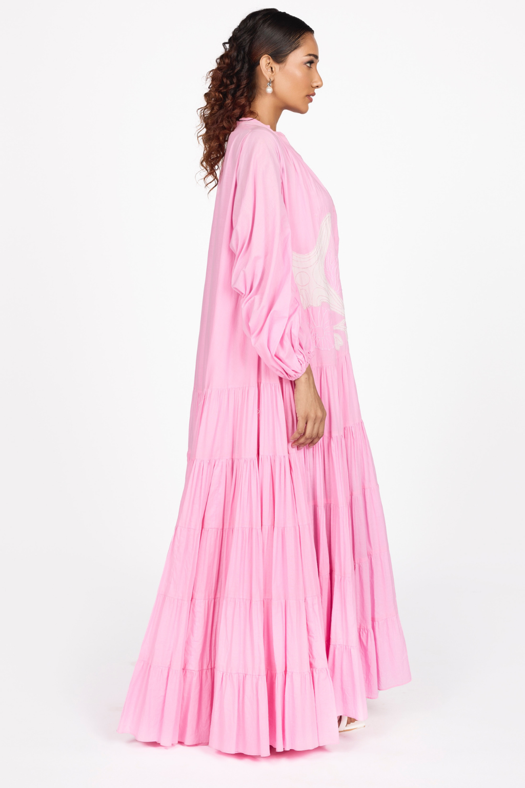 BOHO PINK MAXI DRESS