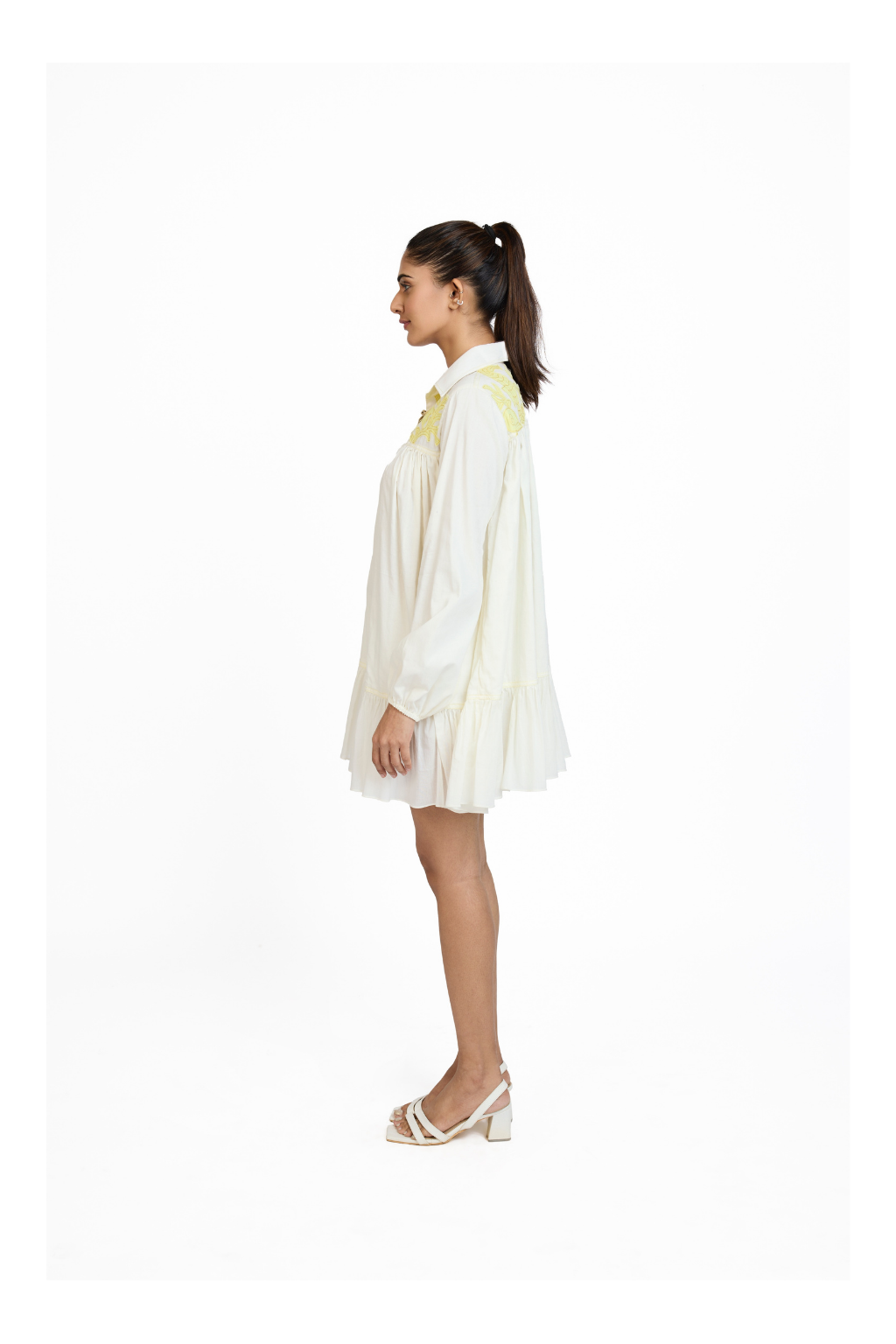 WHITE BLOOM DRESS