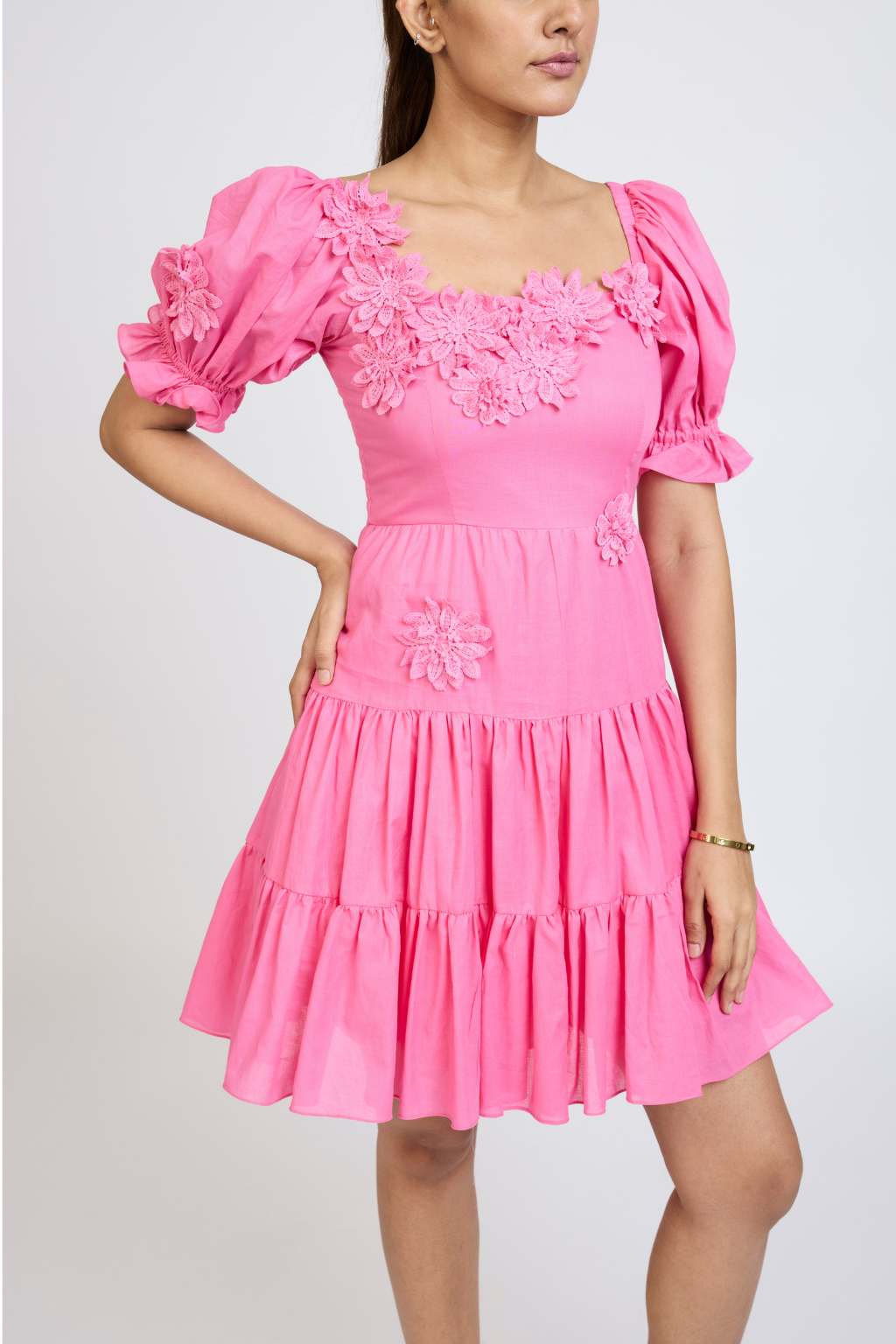 FLARED MINI DRESS