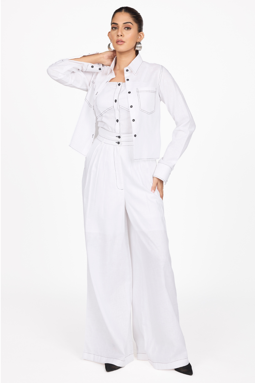 CROPPED SHIRT JACKET