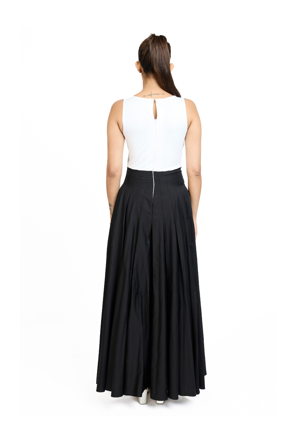 MONOCHROME MAXI DRESS