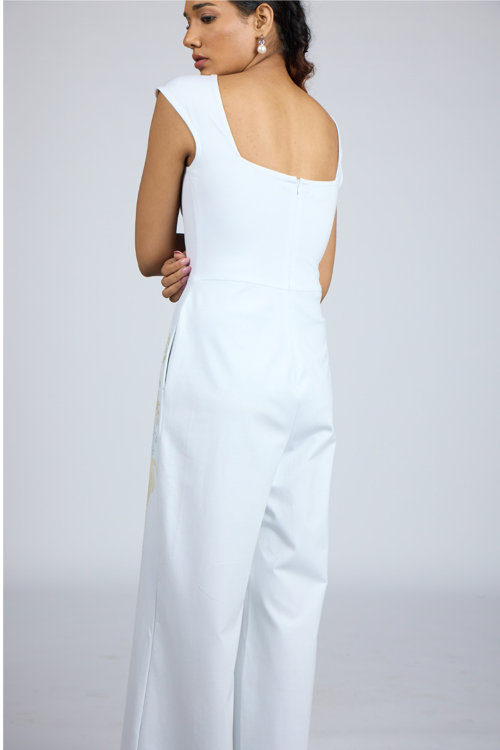 SQUARE NECK JUMPSUIT