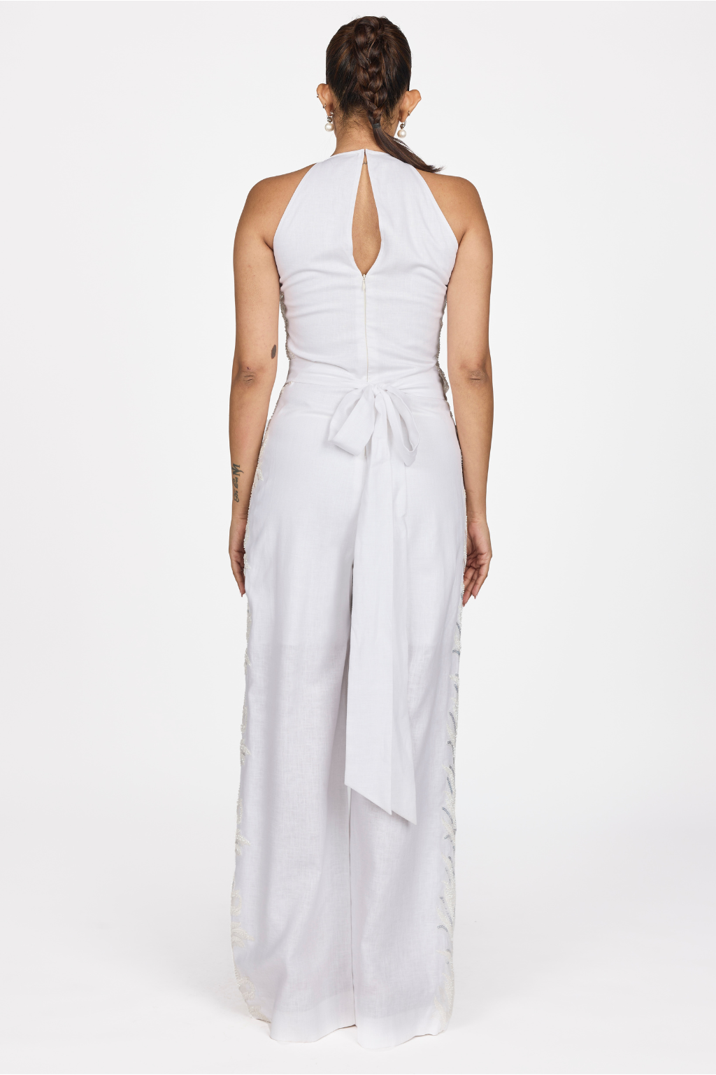 JUMPSUIT WITH SUBTLE EMBROIDERY