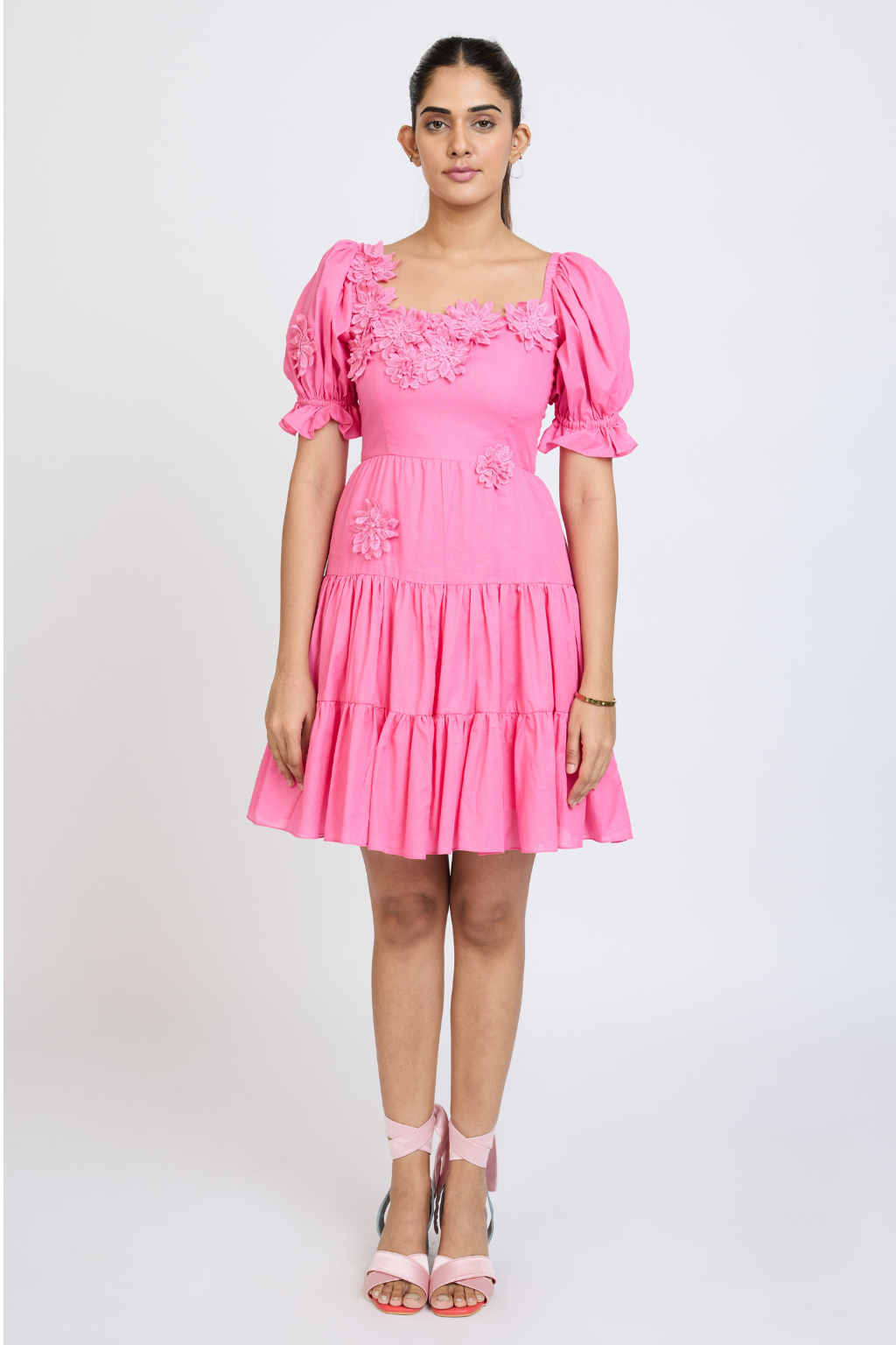 FLARED MINI DRESS
