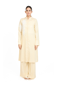 CO-ORD SET WITH CORAL MOTIFS