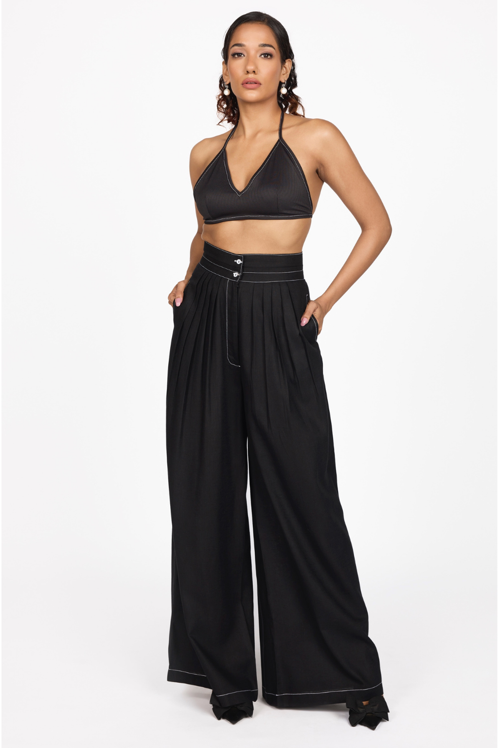 HALTER  NECK TOP