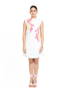 EMBROIDERED LACE DRESS