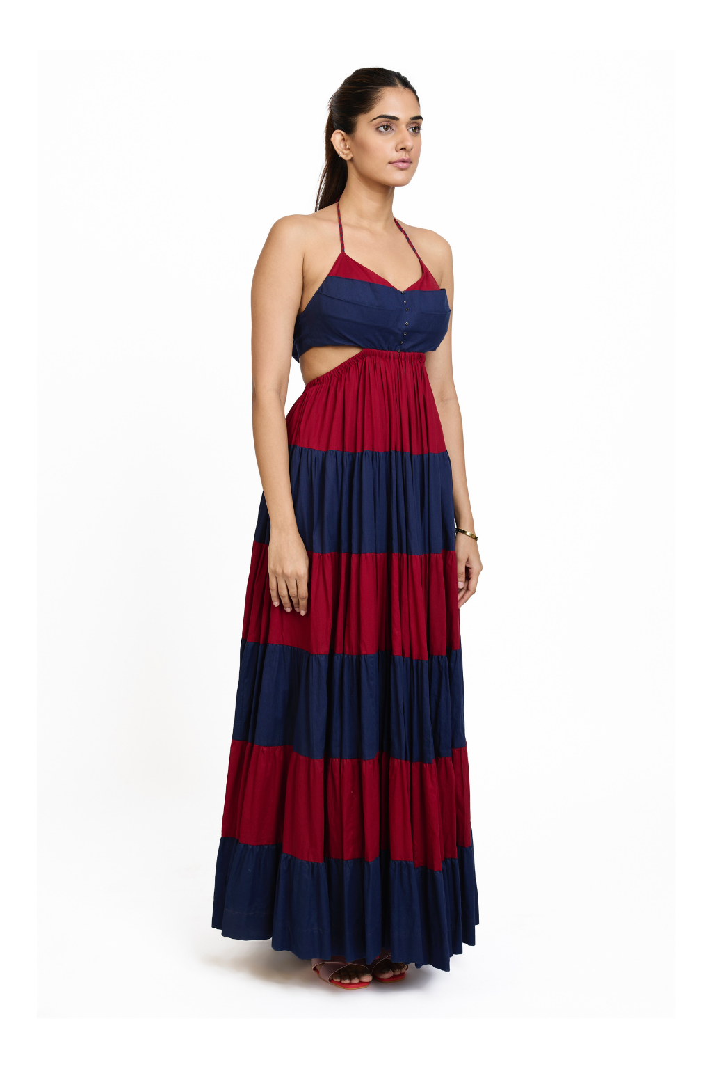 HALTER NECK MAXI DRESS