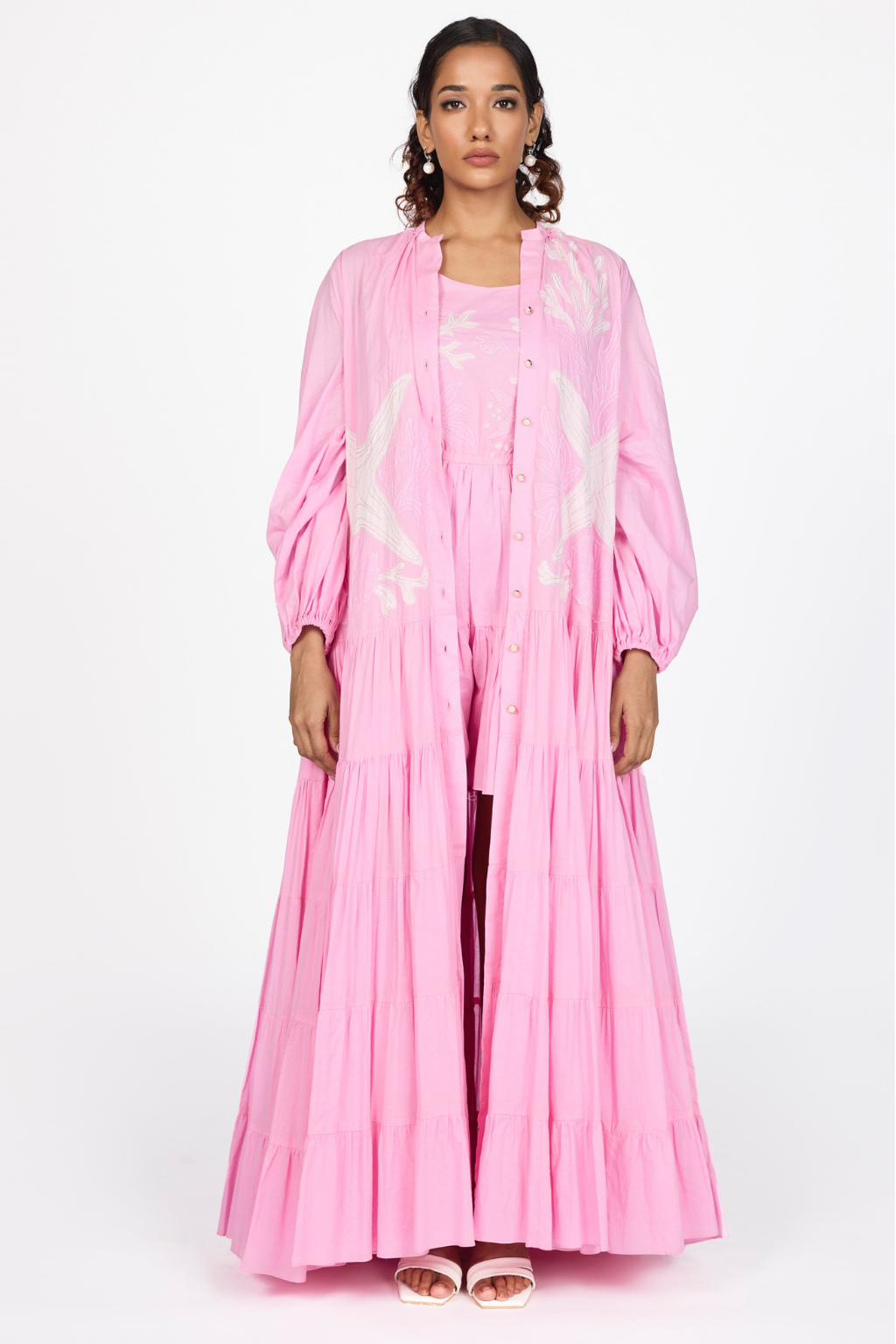 BOHO PINK MAXI DRESS