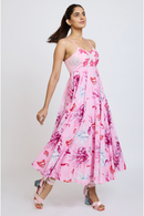 PRINTED MIDI DRESS