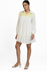 WHITE BLOOM DRESS
