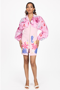 ZIP-UP MINI DRESS