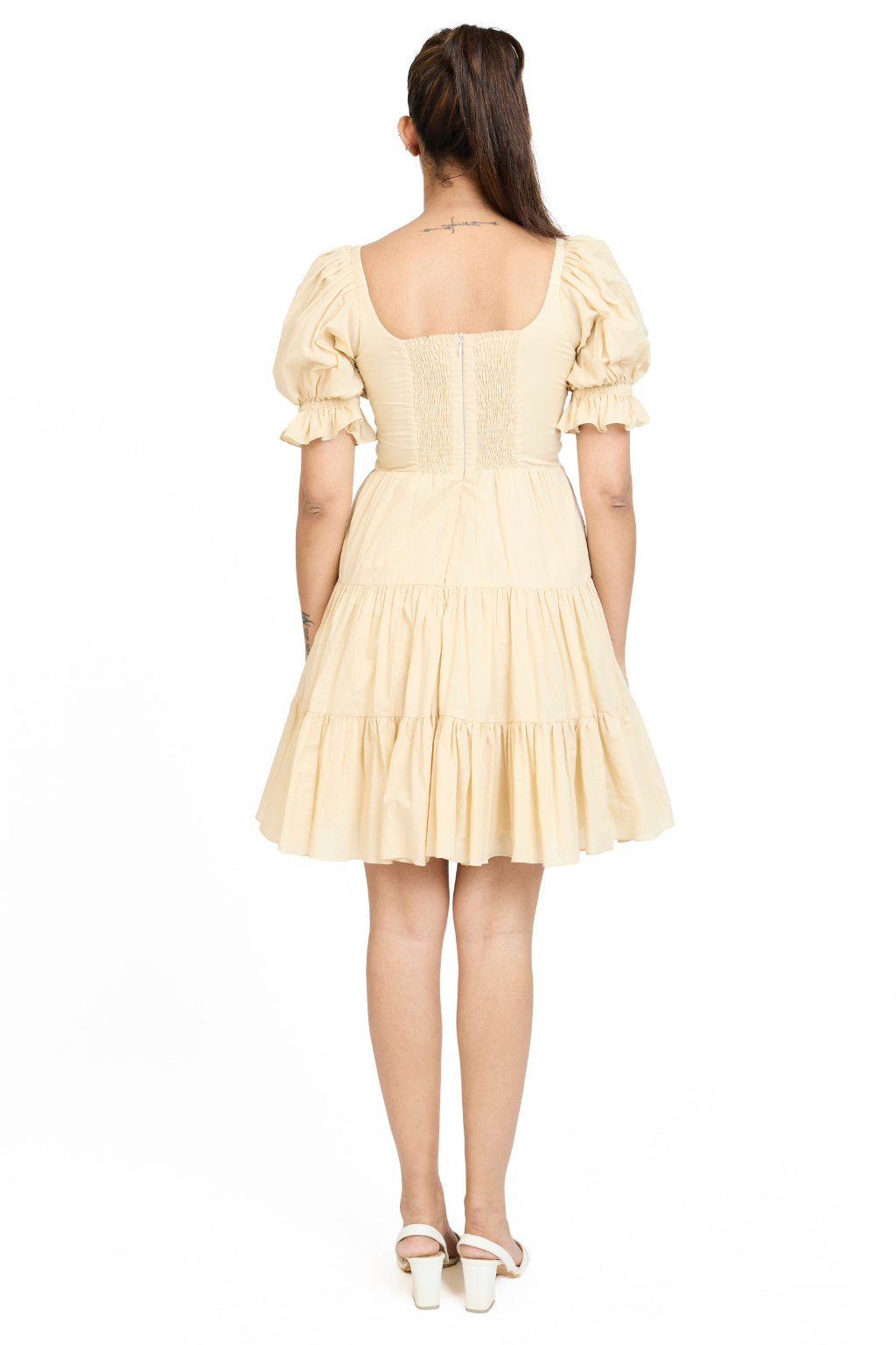 FLARED MINI DRESS