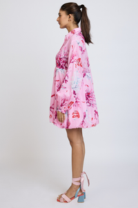 PRINTED SHIRT DRESS
