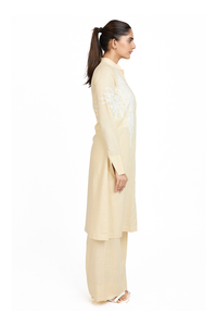 CO-ORD SET WITH CORAL MOTIFS