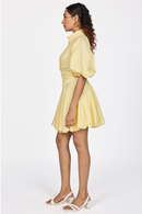 BUBBLE HEM MINI DRESS