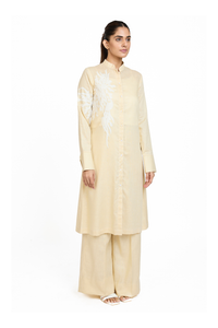 CO-ORD SET WITH CORAL MOTIFS
