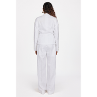 WHITE  EMBROIDERED PANT