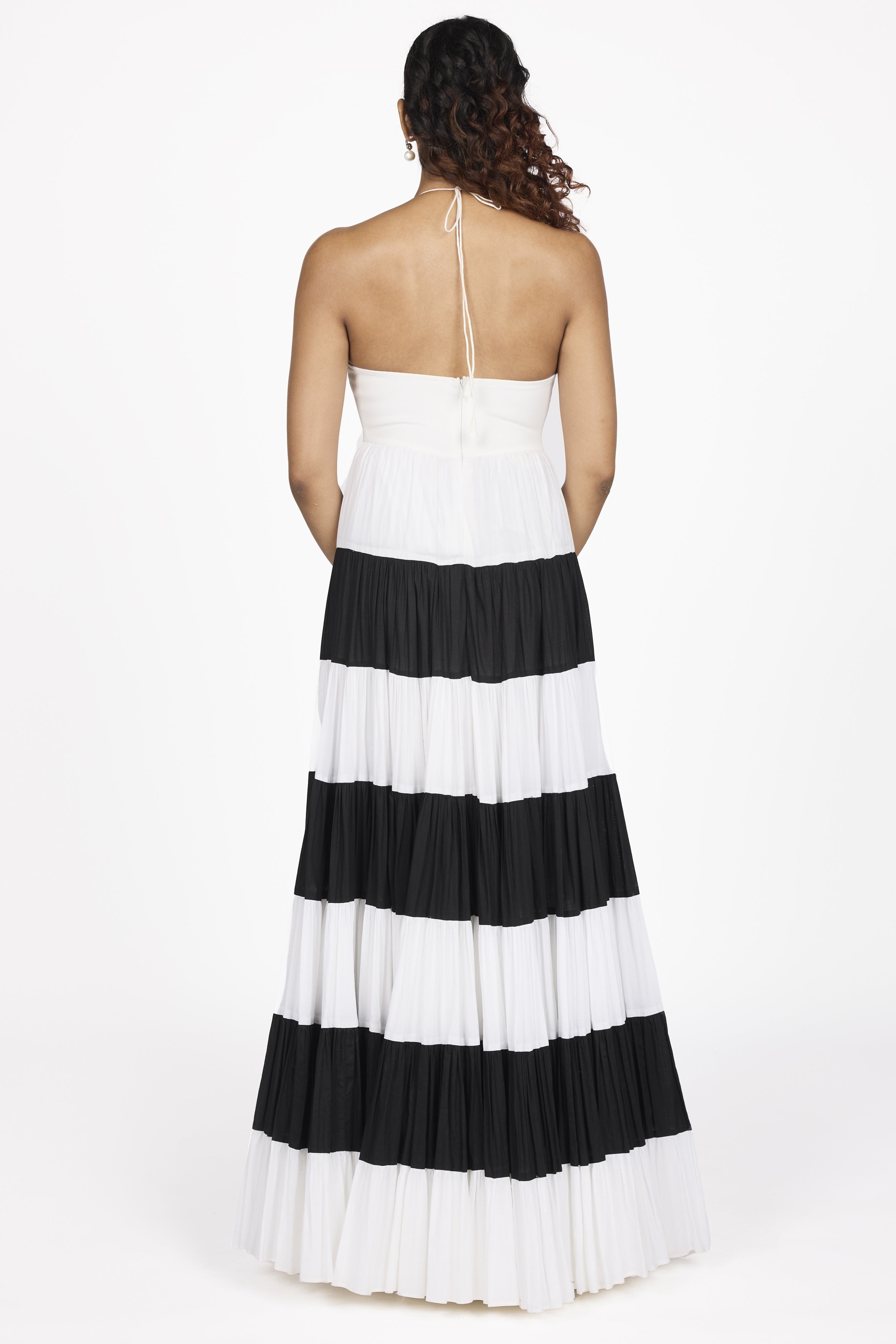 SHELL EMBELLISHED GOWN
