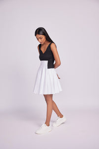 MONOTONE SHORT DRESS