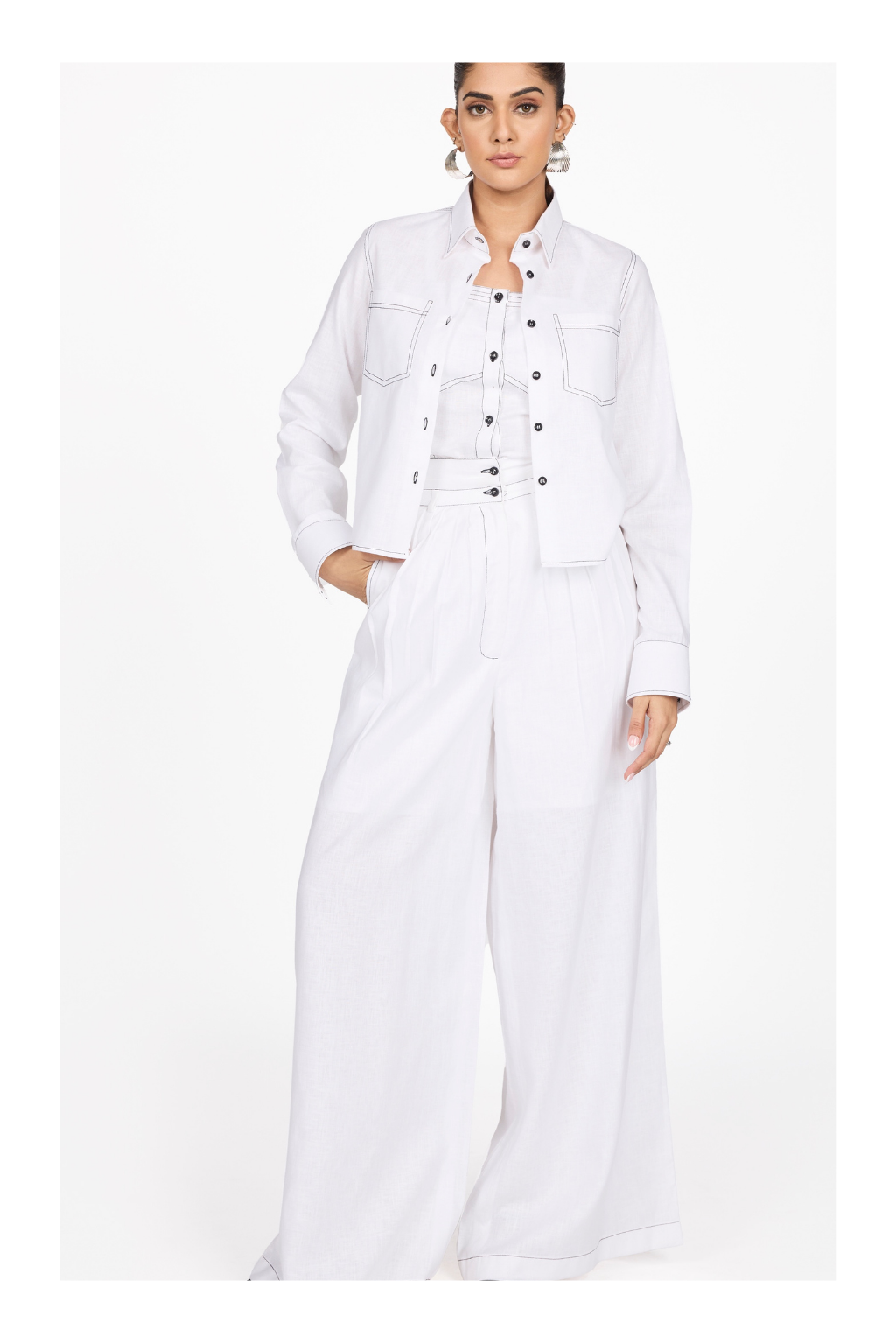 CROPPED SHIRT JACKET