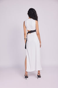 SIDE CUT MAXI DRESS