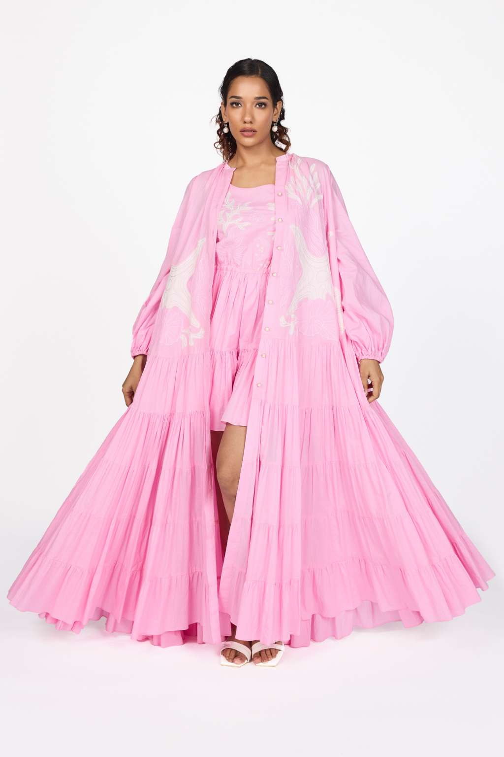 BOHO PINK MAXI DRESS