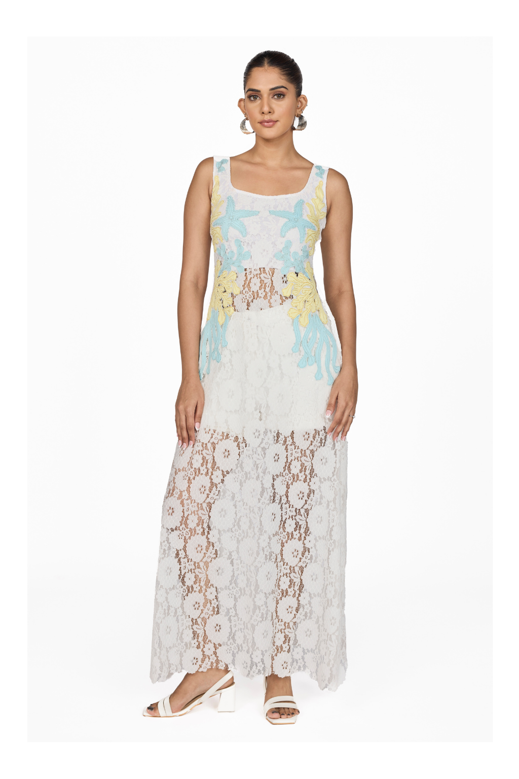 LACE  MAXI DRESS