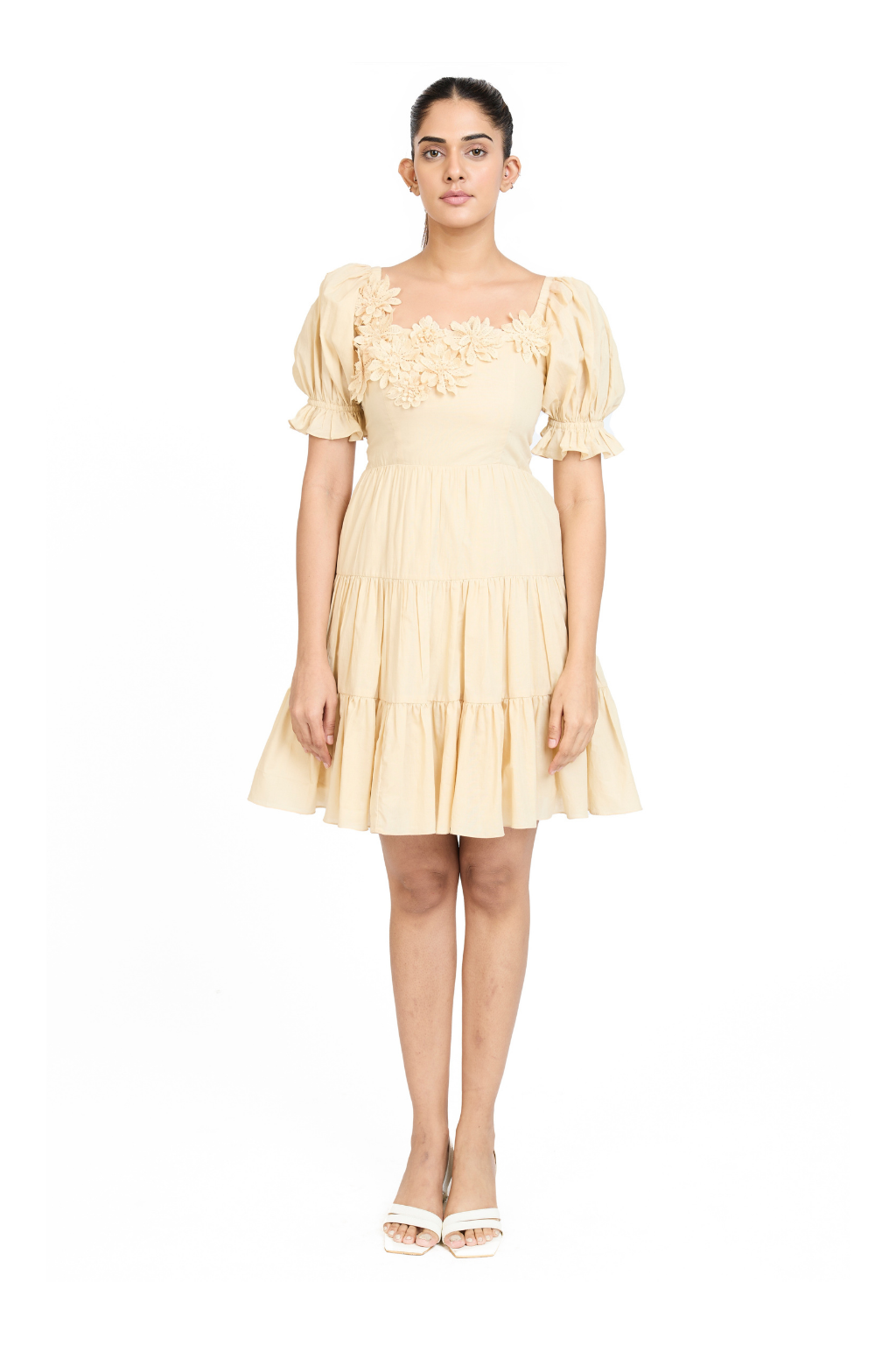 FLARED MINI DRESS