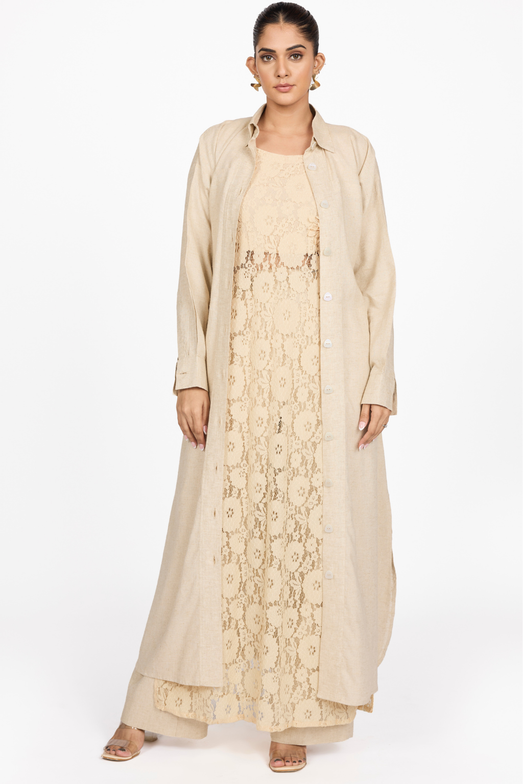 LYOCELL LONGLINE SHIRT