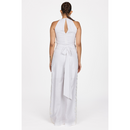 Long Embroidered halter neck Jumpsuit